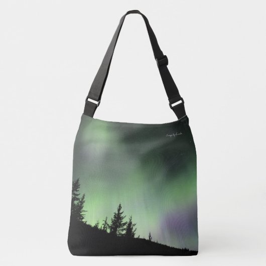 Noordelijke lichten crossbody tas (Voorkant)