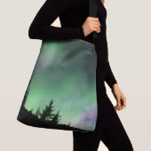 Noordelijke lichten crossbody tas (Dichtbij)
