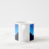 noordelijke lichten espresso kop (Achterkant)