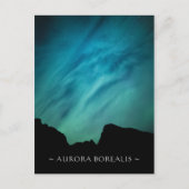 Noordelijke lichten feestdagenkaart (Voorkant)