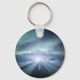 Noordelijke Lichten Finland Sleutelhanger