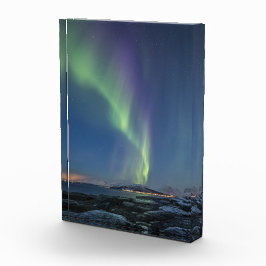 Noordelijke lichten fotoblokken