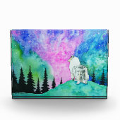 Noordelijke lichten fotoblokken (Voorkant)