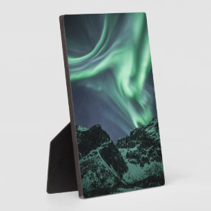 Noordelijke lichten fotoplaat
