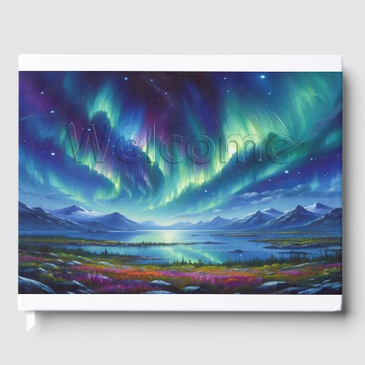 Noordelijke lichten gastenboek (Voorkant)