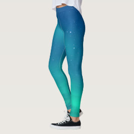 Noordelijke lichten geïnspireerd - Leggings