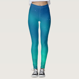 Noordelijke lichten geïnspireerd - Leggings