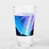 Noordelijke lichten glas (Achterkant)
