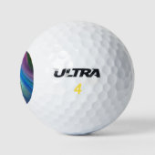 Noordelijke lichten golfballen (Logo)
