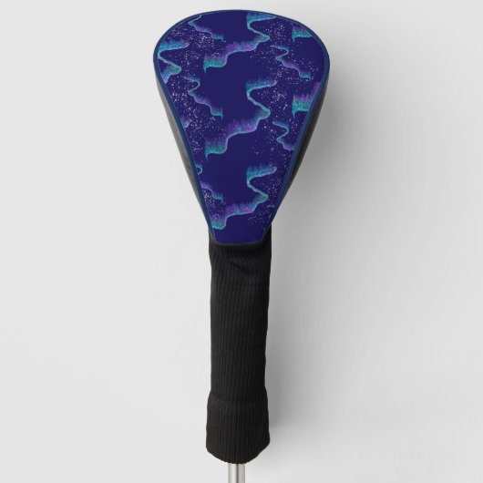 Noordelijke lichten golfheadcover (Voorkant)