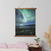 Noordelijke lichten hangend wandkleed (Slaapkamer)