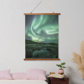 Noordelijke lichten hangend wandkleed (Slaapkamer)