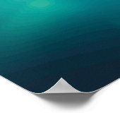 Noordelijke lichten, IJsland reiswerk Poster (Hoek)