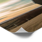 Noordelijke lichten in de Budir-kerk Poster (Hoek)