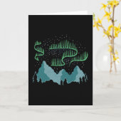 Noordelijke lichten kaart (Gele Bloem)