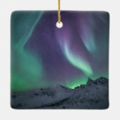 Noordelijke lichten keramisch ornament (Achterkant)