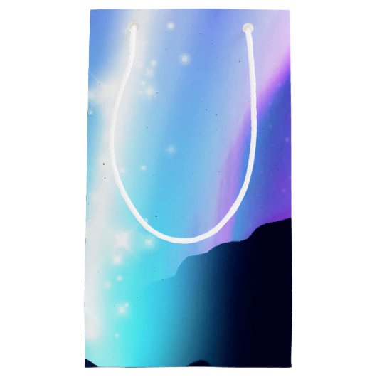 Noordelijke lichten klein cadeauzakje (Voorkant)