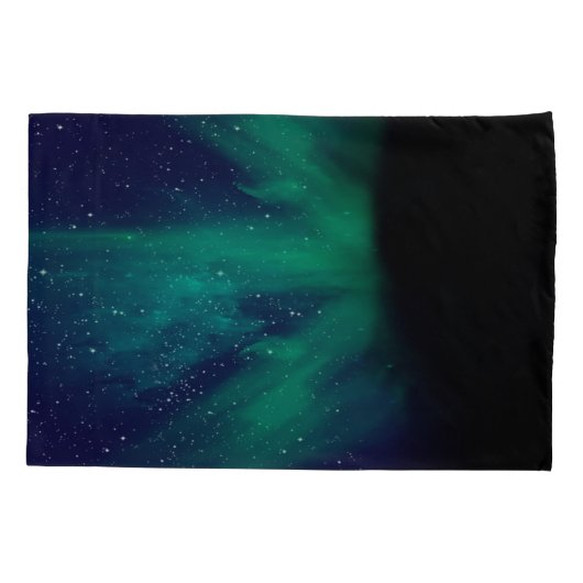 Noordelijke lichten kussensloop (Achterkant)