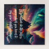 Noordelijke lichten legpuzzel (Horizontaal)