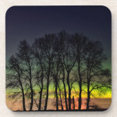 Noordelijke lichten | Manitoba Canada Grande Point Bier Onderzetter (Voorkant)