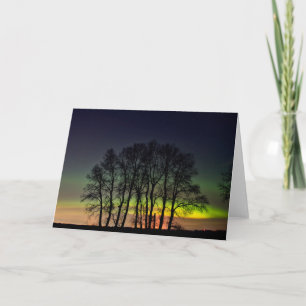 Noordelijke lichten   Manitoba Canada Grande Point Kaart