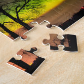 Noordelijke lichten | Manitoba Canada Grande Point Legpuzzel (Zijkant)