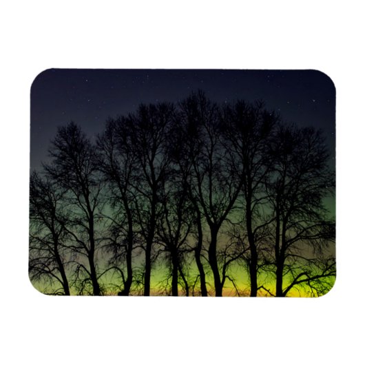 Noordelijke lichten | Manitoba Canada Grande Point Magneet (Horizontaal)