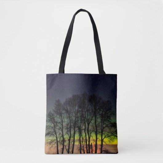 Noordelijke lichten | Manitoba Canada Grande Point Tote Bag (Voorkant)