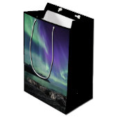 Noordelijke lichten medium cadeauzakje (Voorkant Gekanteld)