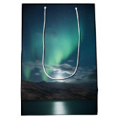 Noordelijke lichten medium cadeauzakje (Achterkant)