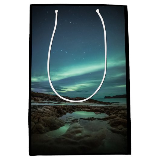 Noordelijke lichten medium cadeauzakje (Voorkant)