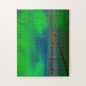 Noordelijke lichten | Meer van Winnipeg Canada, Ma Legpuzzel (Verticaal)