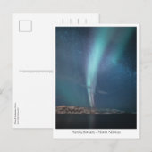 Noordelijke Lichten Melkweg Briefkaart (Voorkant / Achterkant)