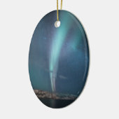 Noordelijke Lichten Melkweg Keramisch Ornament (Links)