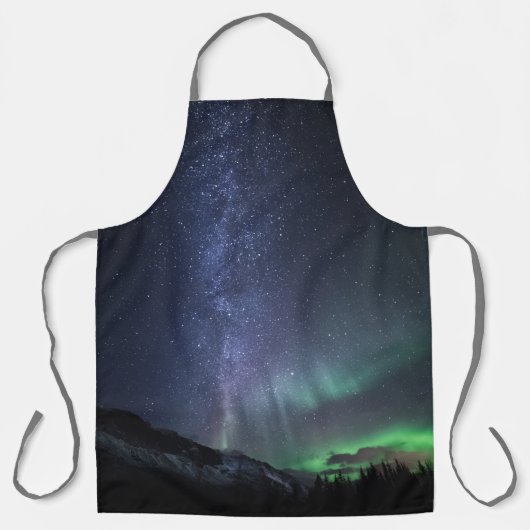 Noordelijke Lichten Melkweg Schort (Voorkant)