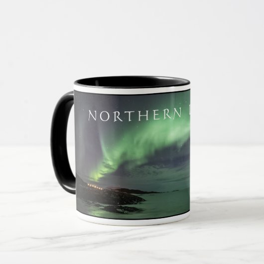 Noordelijke lichten mok (Voorkant links)