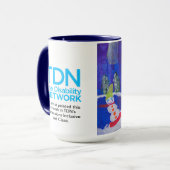 Noordelijke lichten mok (Voorkant links)