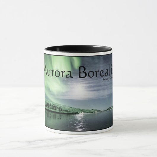 Noordelijke lichten mok (Midden)