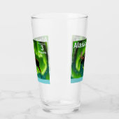 Noordelijke Lichten Moose - Alaska Postage Glas (Links)