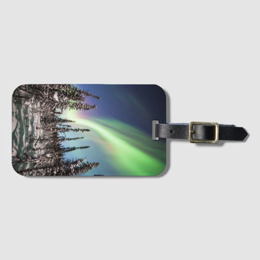 Noordelijke lichten | Nationaal park Denali Bagagelabel (Voorkant (horizontaal))