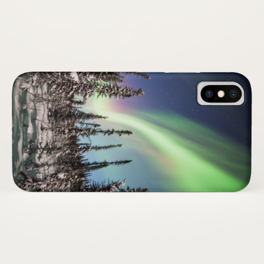 Noordelijke lichten | Nationaal park Denali Case-Mate iPhone Case (Achterkant (horizontaal))