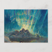 Noordelijke Lichten, Noord-Noorwegen, ingediend do Briefkaart (Voorkant)