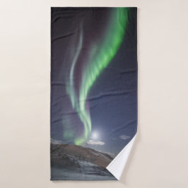Noordelijke Lichten Noorwegen Badhanddoek