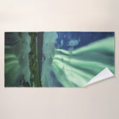 Noordelijke Lichten Noorwegen Badhanddoek (Badhanddoek)