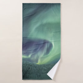 Noordelijke Lichten Noorwegen Badhanddoek