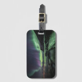 Noordelijke Lichten Noorwegen Bagagelabel (Voorkant (verticaal))