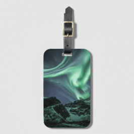 Noordelijke Lichten Noorwegen Bagagelabel
