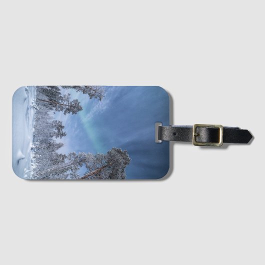 Noordelijke Lichten Noorwegen Bagagelabel (Voorkant (horizontaal))