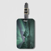 Noordelijke Lichten Noorwegen Bagagelabel (Voorkant (verticaal))