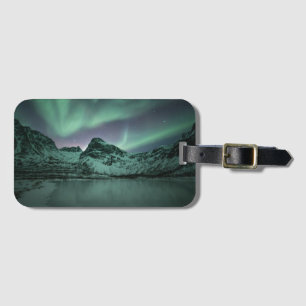 Noordelijke Lichten Noorwegen Bagagelabel
